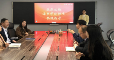 江蘇海事職業(yè)技術(shù)學(xué)院教師赴歐帝科技參觀(guān)交流